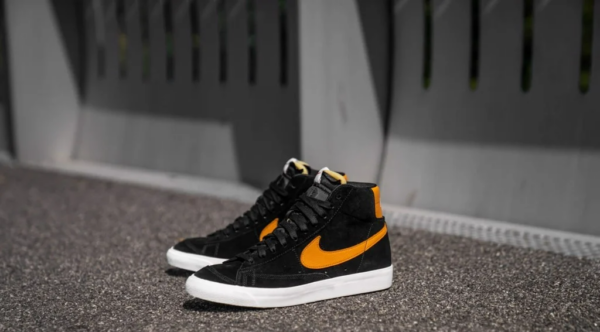 Giày Nike Blazer Mid Vintage 'Black Amber' CJ9693-001 - Ảnh 2