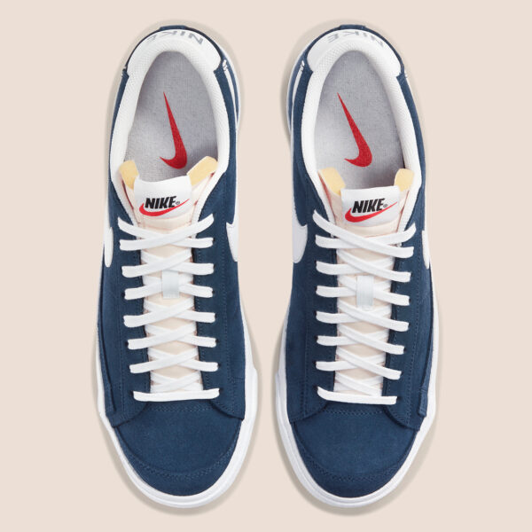 Giày Nike Blazer Low '77 Suede 'Midnight Navy' DA7254-400 - Ảnh 6