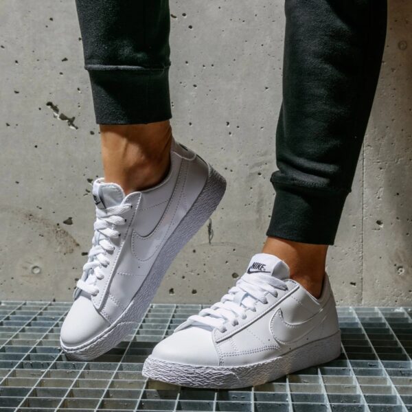 Giày Nike Blazer Low GS 'White' 555190-102 - Ảnh 5