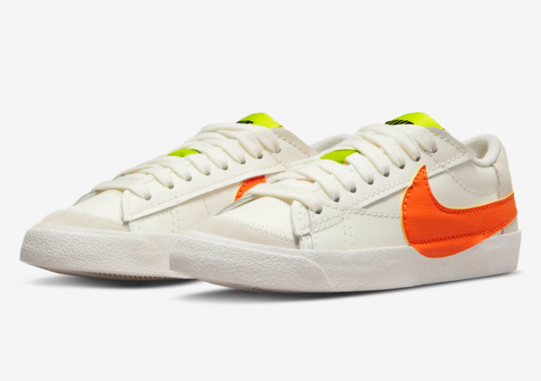 Giày Nike Blazer Low 77 Jumbo 'Sail Orange' DQ1470-103 - Ảnh 6