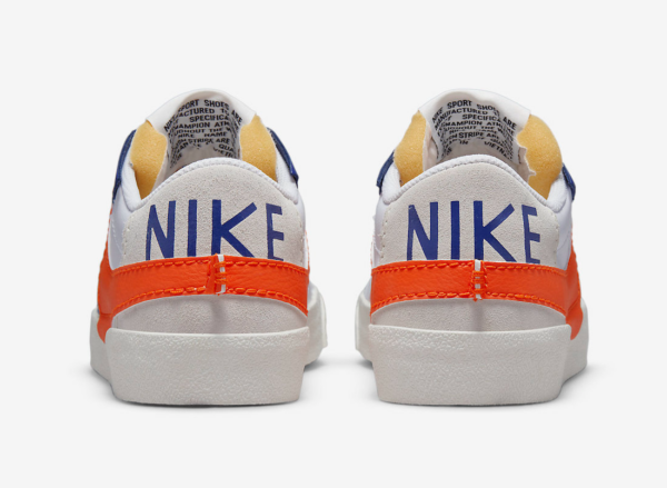 Giày Nike Blazer Low 77 Jumbo ' Royal Safety Orange' - Ảnh 7