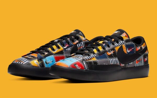 Giày Nike Blazer Low 'Patchwork Sort' CI9888-001 - Ảnh 4