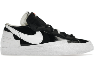 Giày Nike Blazer Low 'Sacai Black Leather' DM6443-001