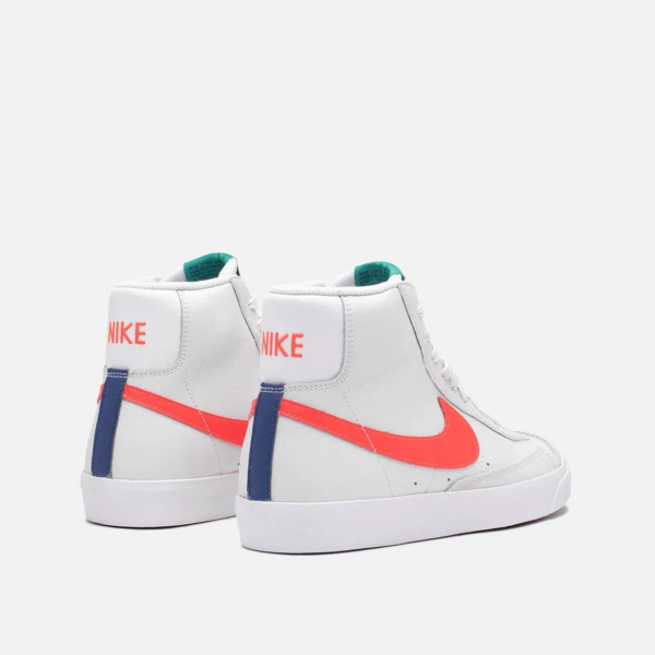 Giày Nike Blazer Mid 77 GS 'Platinum Tint Bright Crimson' DA4086-004 - Ảnh 3