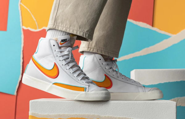 Giày Nike Blazer Mid '77 Infinite 'White Kumquat' DA7233-100 - Ảnh 2