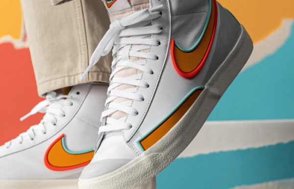 Giày Nike Blazer Mid '77 Infinite 'White Kumquat' DA7233-100 - Ảnh 3