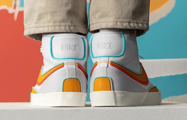 Giày Nike Blazer Mid '77 Infinite 'White Kumquat' DA7233-100 - Ảnh 4