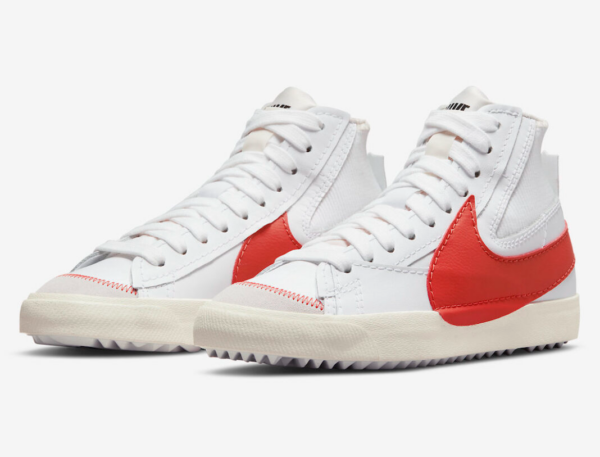 Giày Nike Blazer Mid 77 'Jumbo Red Orange' DH7690-100 - Ảnh 6
