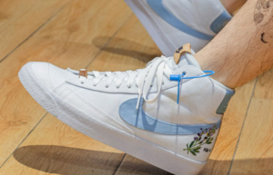 Alternative view of Giày Nike Blazer Mid '77 'Indigo' CI1166-100