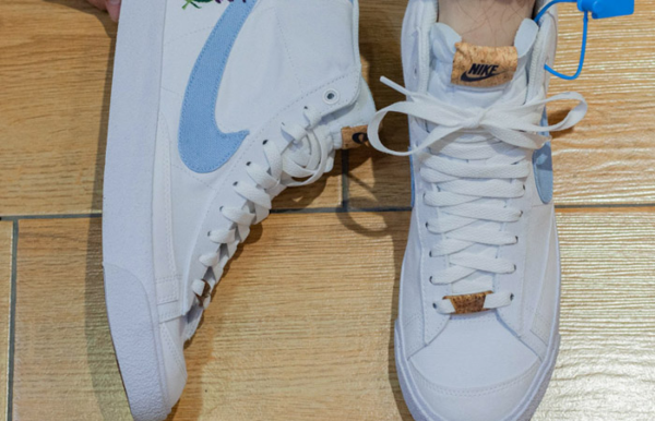 Giày Nike Blazer Mid '77 'Indigo' CI1166-100 - Ảnh 4