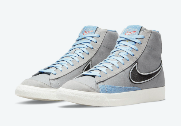 Giày Nike Blazer Mid '77 'Vintage Particle Grey' DJ4648-073 - Ảnh 4