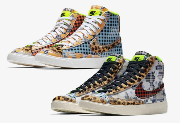 Giày Nike Blaze Mid Gel 'Wild Print Flannel' CJ4239-491 - Ảnh 2