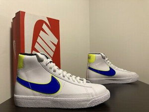 Alternative view of Giày Nike Blazer Mid GS 'Racer Blue Volt' DB4677-100