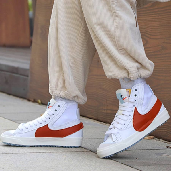 Giày Nike Blazer Mid 77 'Jumbo Red Orange' DH7690-100 - Ảnh 8