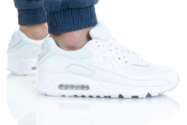 Giày Nike Air Max 90 Recraft 'Triple White' CN8490-100 - Ảnh 2