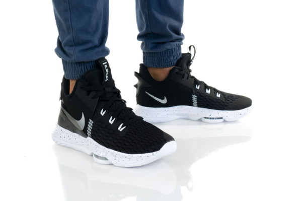 Giày Nike LeBron Witness 5 'Black Metallic Silver' CQ9380-001 - Ảnh 5