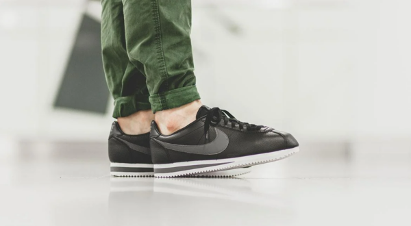 Giày Nike Classic Cortez Leather 'Anthracite' 749571-011 - Ảnh 6