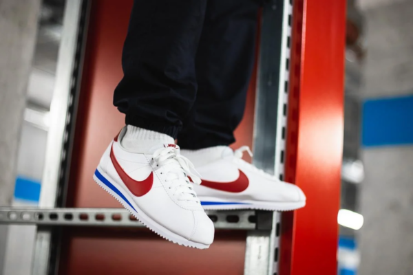 Giày Nike Classic Cortez Leather 'Forrest Gump' 749571-154 - Ảnh 4