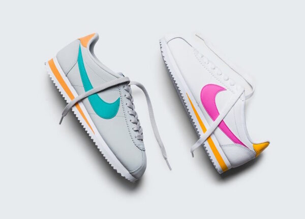 Giày Nike Classic Cortez Leather White "Cherry Red" 807471-112 - Ảnh 5