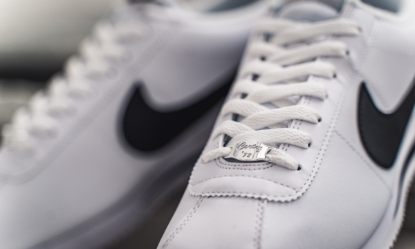 Giày Nike Cortez Basic Leather 'White Black' 819719-100 - Ảnh 7