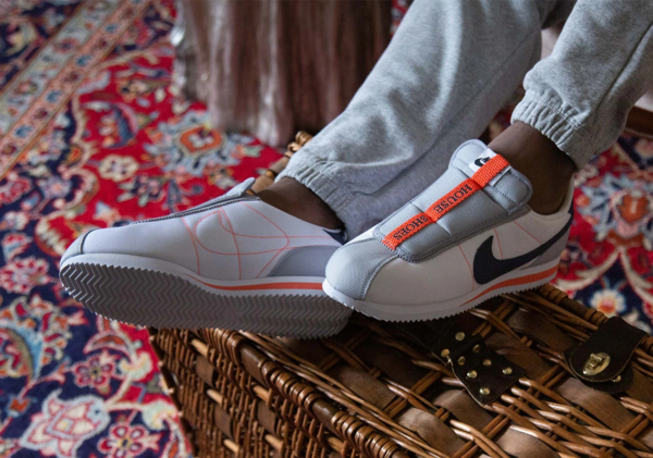 Giày Nike Kendrick Lamar x Cortez Basic Slip 'House Shoes' AV2950-100 - Ảnh 6