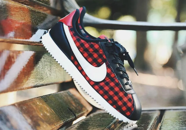 Giày Nike Cortez Basic TXT SE GS 'Plaid' AA3498-003 - Ảnh 6