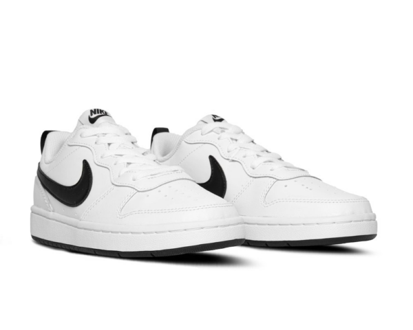 Giày Nike Court Borough Low 2 White Black (GS) BQ5448-104 - Ảnh 3