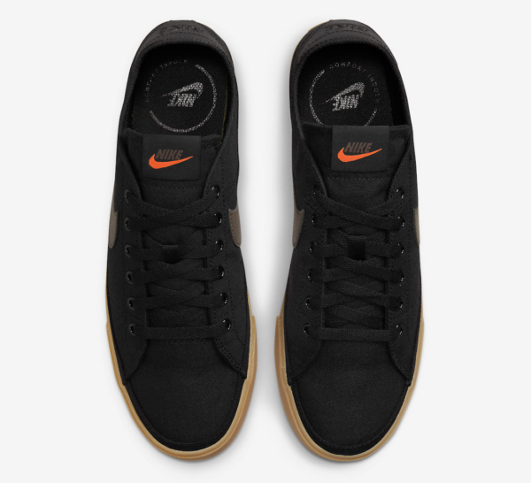 Giày Nike Court Legacy Canvas 'Black Gum' CW6539-004 - Ảnh 6