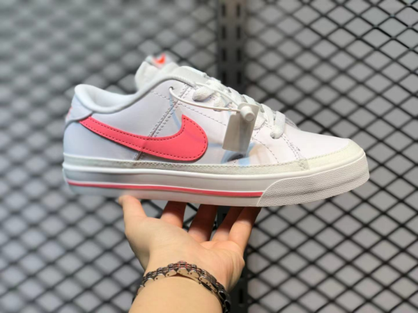 Giày Nike Court Legacy GS 'White Sunset Pulse' DA5380-103 - Ảnh 4