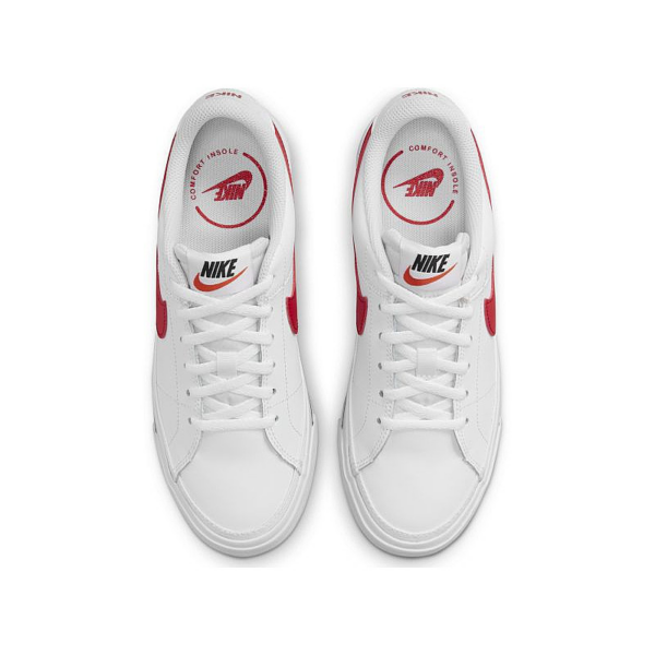 Giày Nike Court Legacy GS 'White University Red' DA5380-105 - Ảnh 5