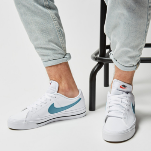 Alternative view of Giày Nike Court Legacy 'White Cerulean' CU4150-104