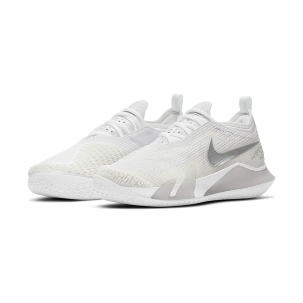 Giày Tennis Nike Court React Vapor 'Metallic Silver' CV0742-100 - Ảnh 4