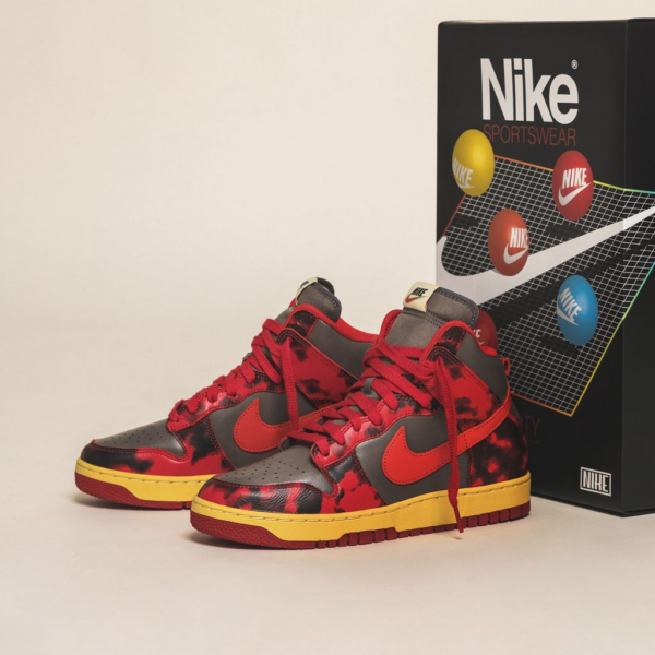 Giày Nike Dunk High 1985 'Acid Wash' DD9404-600 - Ảnh 4