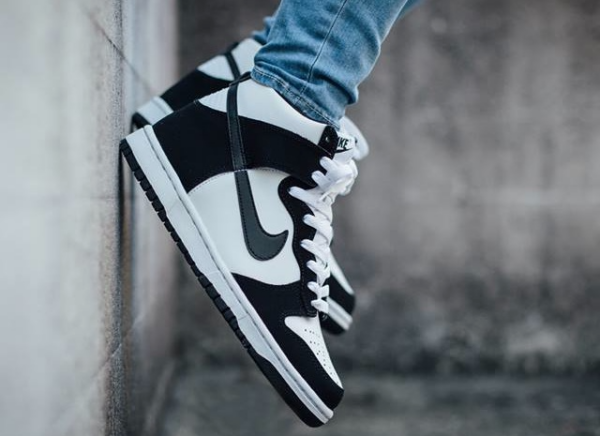 Giày Nike Dunk High Retro 'Black White' DD1399-103 - Ảnh 2