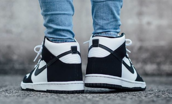 Giày Nike Dunk High Retro 'Black White' DD1399-103 - Ảnh 4