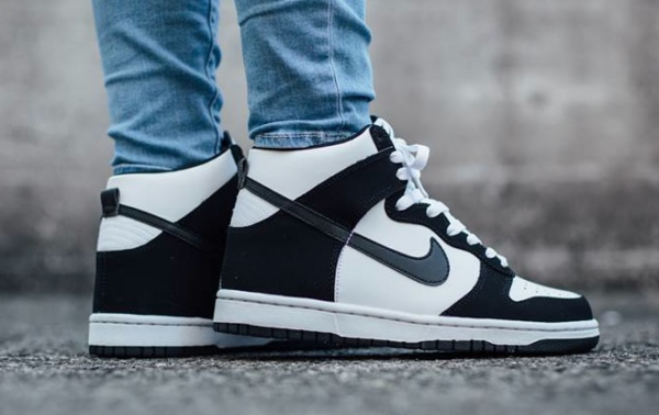 Giày Nike Dunk High Retro 'Black White' DD1399-103 - Ảnh 3