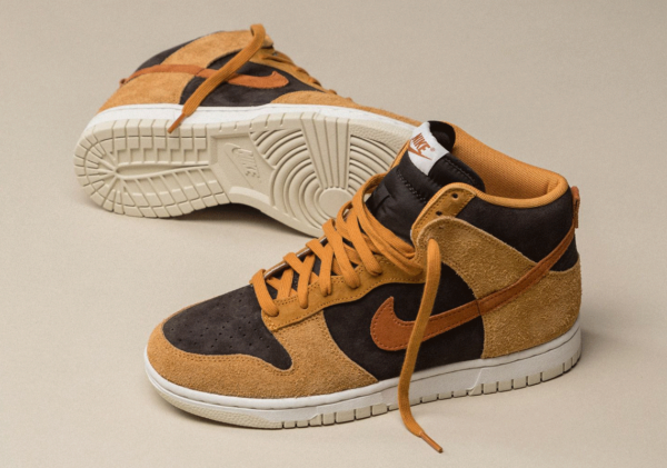 Giày Nike Dunk High Premium 'Dark Curry' DD1401-200 - Ảnh 6