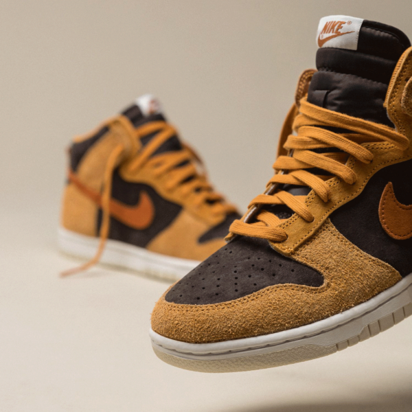 Giày Nike Dunk High Premium 'Dark Curry' DD1401-200 - Ảnh 4