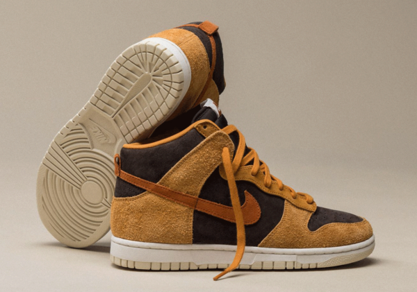 Giày Nike Dunk High Premium 'Dark Curry' DD1401-200 - Ảnh 5