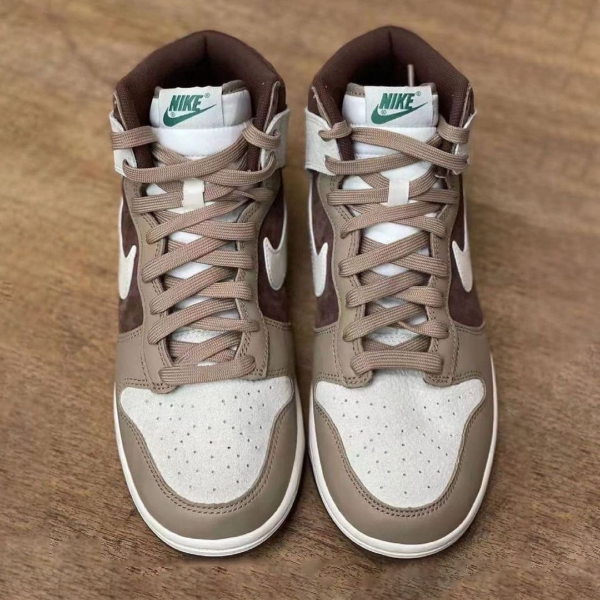 Giày Nike Dunk High 'Light Chocolate' DH5348-100‬ - Ảnh 6