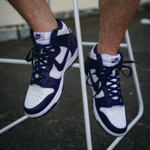 Alternative view of Giày Nike Dunk High 'Midnight Navy' DD1399-104