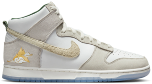 Giay Nike Dunk High Premium 'Gold Mountain' FD0776-100