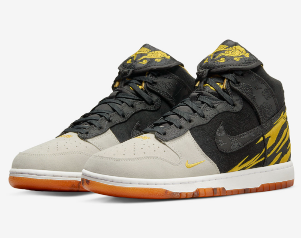 Giày Nike Dunk High Premium 'God Of Wealth' DQ4978-001 - Ảnh 5
