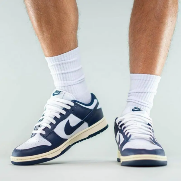 Giày Nike Wmns Dunk Low 'Vintage Navy' DD1503-115 - Ảnh 2