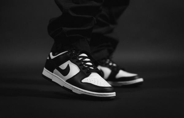 Giày Nike Dunk Low 'Black White' GS CW1590-100 - Ảnh 5