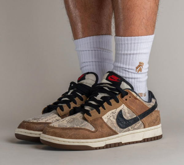 Giay Nike Dunk Low Premium 'Brown Snakeskin' FJ5434-120