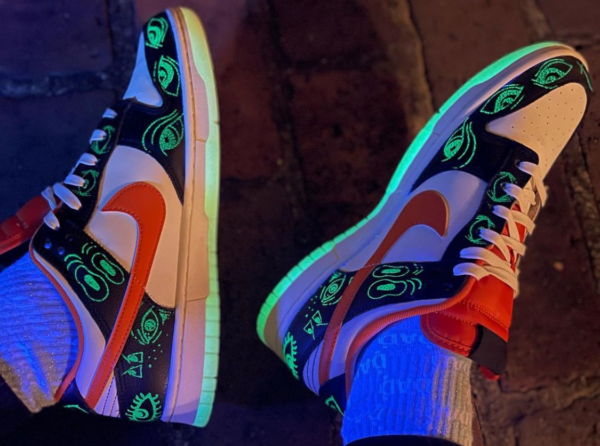 Giày Nike Dunk Low Premium 'Halloween' DD3357-100 - Ảnh 4