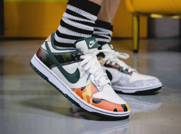 Giày Nike Dunk Low SE 'Multi Camo' DH0957-100 - Ảnh 7