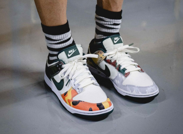 Giày Nike Dunk Low SE 'Multi Camo' DH0957-100 - Ảnh 6