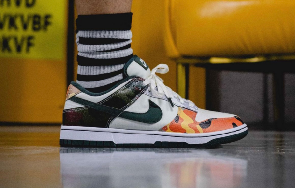 Giày Nike Dunk Low SE 'Multi Camo' DH0957-100 - Ảnh 9
